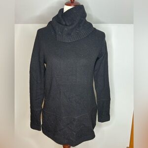 Brooks Brothers Pure Cashmere Women’s Turtleneck Sweater Size XS Black
